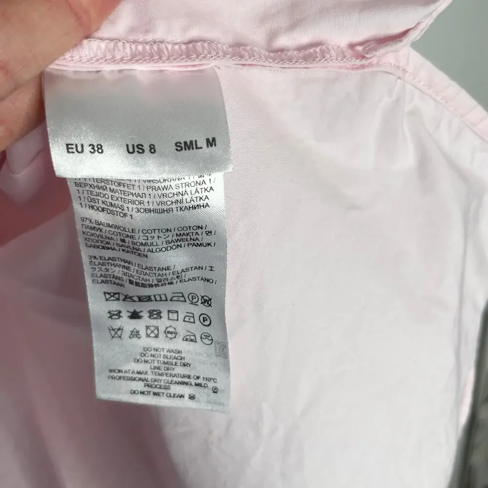 Bogner Lightweight Jacket Women 8 Pink Full Zip Pocket Casual Outdoor Athleisure
